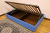 Eineinhalb Bett 120 cm Seitenöffnung sommier Container Bett