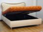 Lucia gepolstertes Doppelbett mit Container