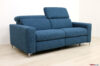 Elektrisches Relaxsofa mit manuellen Kopfstützen