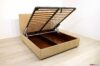 Doppelbett mit Stauraum