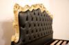 Barockbett in Gold und Schwarz