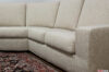 Einfache, geradlinige Sofa-Armlehne