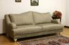 Satiniertes Sofa mit abnehmbarem Bezug
