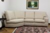 Sofa mit halbrunder Halbinsel