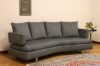 Geschwungenes Sofa mit abnehmbarem Stoff