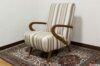 1950er Sessel mit Holzarmlehnen
