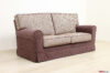 Klassisches 2-Sitzer-Sofa mit abnehmbarem Stoffbezug