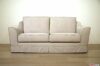 Klassisch modernes graues Sofa mit grünen Kanten