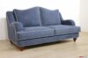 Klassisches hellblaues Sofa mit abnehmbarem Stoffbezug