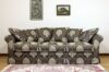 Klassisches 3-Sitzer-Damast-Sofa
