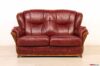 Klassisches 2-Sitzer-Sofa mit hoher Rückenlehne