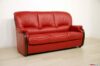 Sofa aus Holz und Leder
