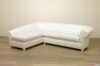 Chesterfield-Sofa mit Chaiselongue