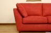 Moderne rote Mikrofaser-Armlehne