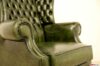 Sessel im englischen Stil mit Bergere-Sitz