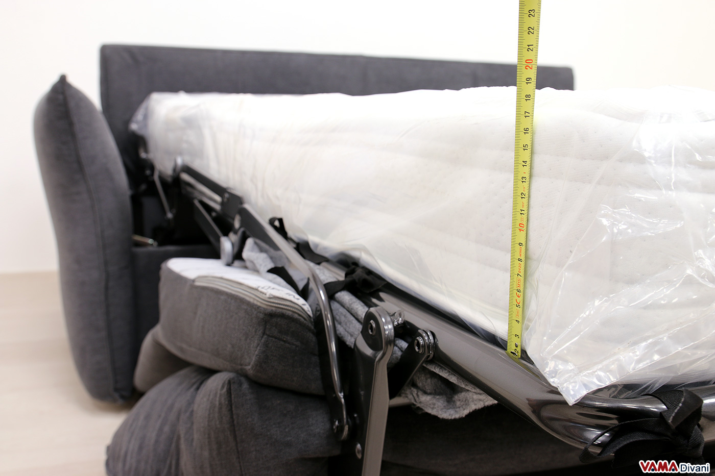 18 cm hohe Matratze des Comfortable Schlafsofas