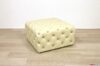 Gepolsterter Hocker aus Leder