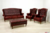 Wohnzimmer bergere capitonné Sofa und Sessel
