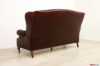 Hochlehniges klassisches Ledersofa mit Bergere-Rücken