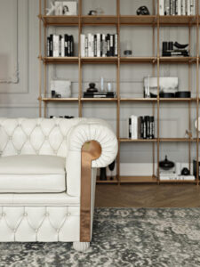 Chesterfield Sofa Aurum 2020 mit Metallfronten